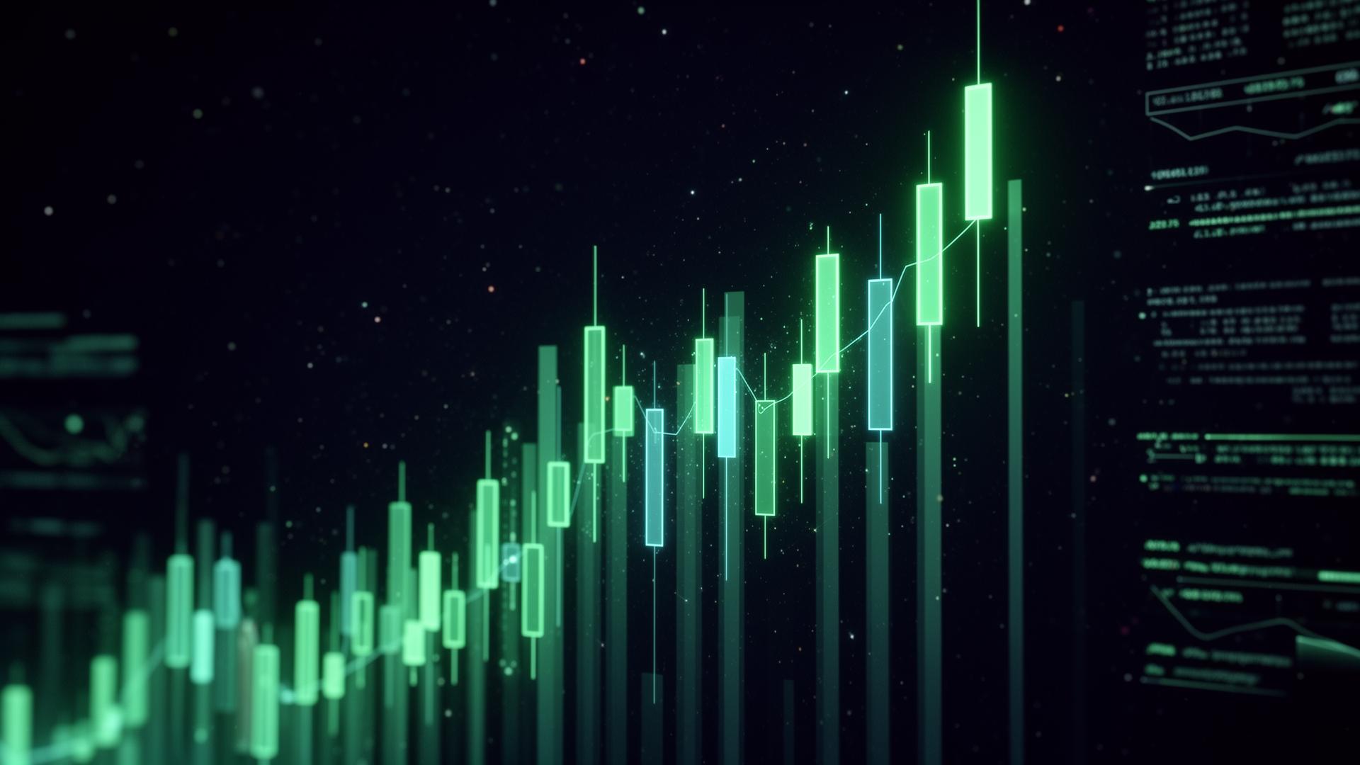 Visualisation 3D du moteur de trading IA d'AI Trade Pro